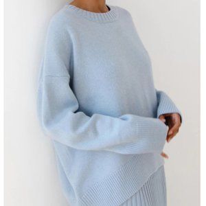**NEW** Commense Candyfloss Oversized Pullover Sweater in Light Blue